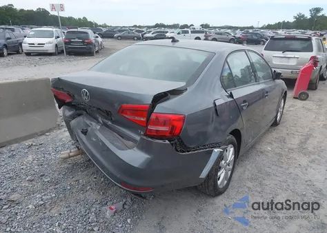 2015 Volkswagen Jetta 1.8T Se из США, поврежденный, VIN 3VWD17AJ3FM241729